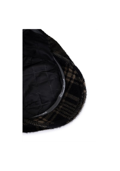 Tamer Tanca Erkek Tekstil Siyah London Şapka 524 1152 Spk Sk25-26 Sıyah Krl Dsnl