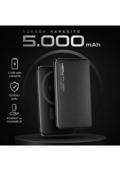 Lexroo Hp-ap06 Armor Series 5.000 Mah Kablosuz Powerbank - Qualcomm Quick Charge 3.0 & Type-c Çok Renkli