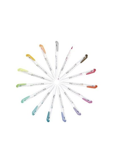 Zebra Mildliner Brush Fırça Uçlu Fosforlu Kalem 5'li Set N11.10754