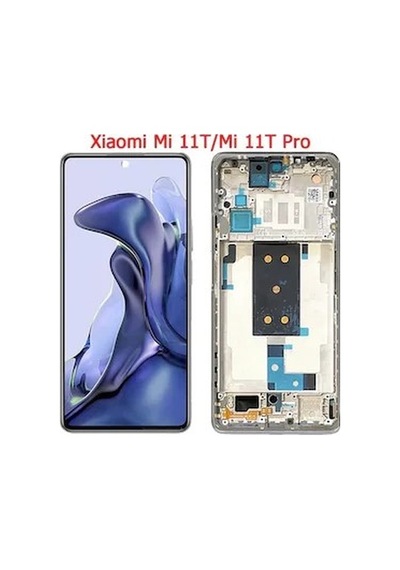 Mi 11t - Mi 11t Pro Ekran Dokunmatik Çıtalı Oled Siyah