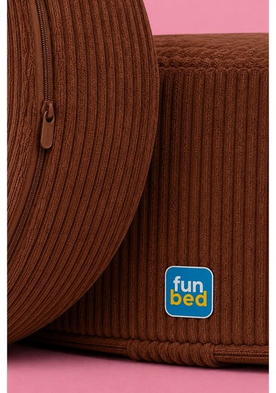 Funbed Çok Amaçlı Aktivite Koltuğu Puf Koltuk Berjer Kahverengi - 889769126 Kahverengi