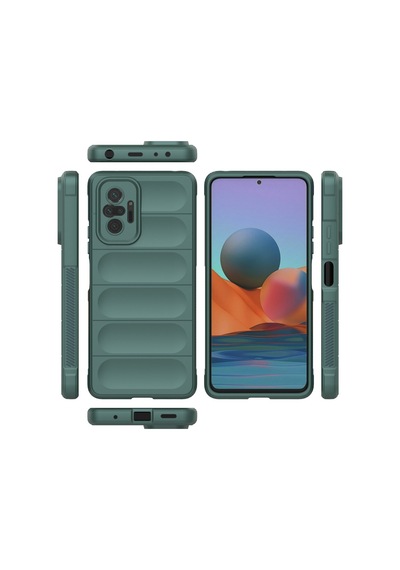 FitCase Xiaomi Redmi Note 10 Pro Optimum Lens Çerçeveli Silikon Kılıf
