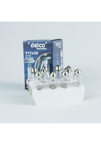 Delco U.s.a Sofit Ampul 39mm 24 Volt T11x39 10 Adet
