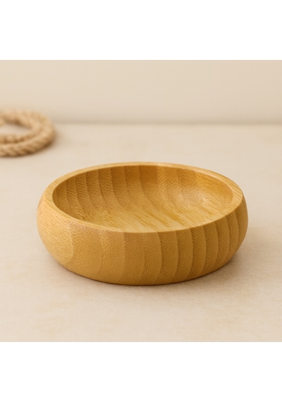 Bambu Ahşap Çerezlik 8.5 Cm Mini Lokumluk Çr