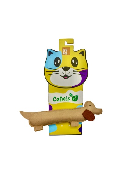 Tigres Venator Catnipli Köpek Şeklinde Kedi Oyuncağı