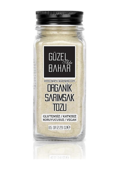 Güzel Gıda Organik Sarımsak Tozu 65 gr