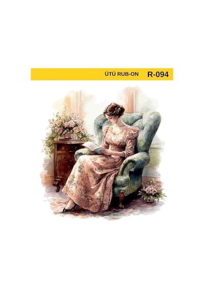 Ütü İle Rub On Transfer Kağıdı R-094 30x30 Cm