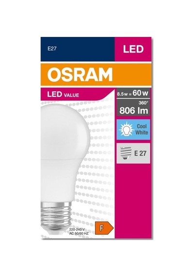 Osram Led 8.5w 6500k 806lm E27 Duy Beyaz Işık Ampul