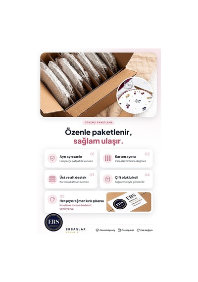 Tr Flora Lüx Seramik 10 Parça 6 Kişilik Kahvaltı Takımı Seti Genel