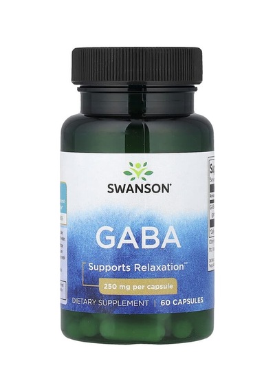 Swanson Vitamins, Gaba, 250 Mg, 60 Capsules