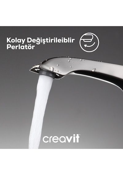 Creavit Avangart Lavabo Armatürü Altın Bt.ag1500g
