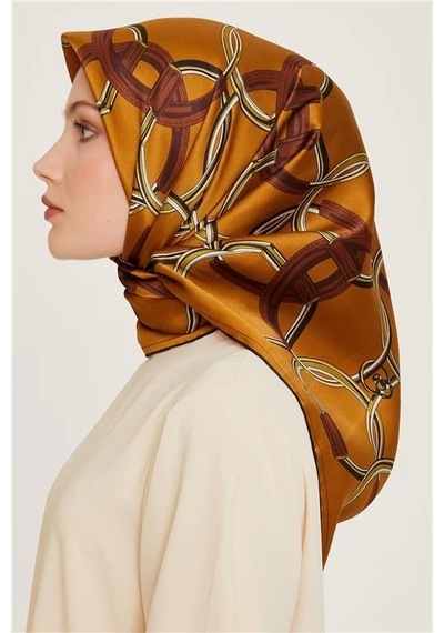 Armine Sura Saf İpek Eşarp 9203d 53 Çok Renkli