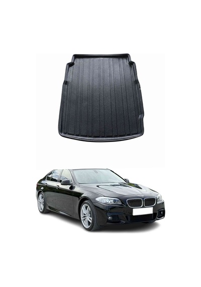 Bmw 5 Serisi F10 2010-2016 Arası Uyumlu Araca Özel Kauçuk Tpe Bagaj Havuzu Siyah