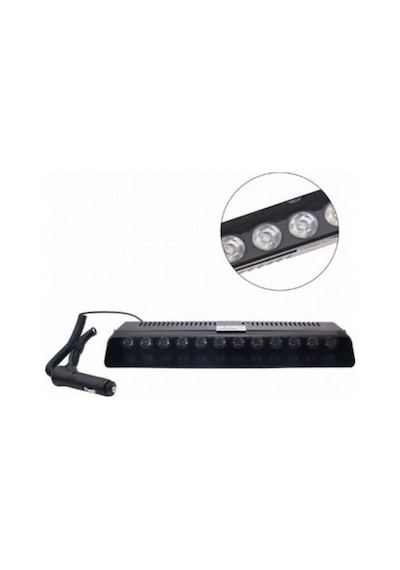 S12 Ledli Cam Içi Çakar Vantuzlu Çakar Lamba Sarı-Sarı