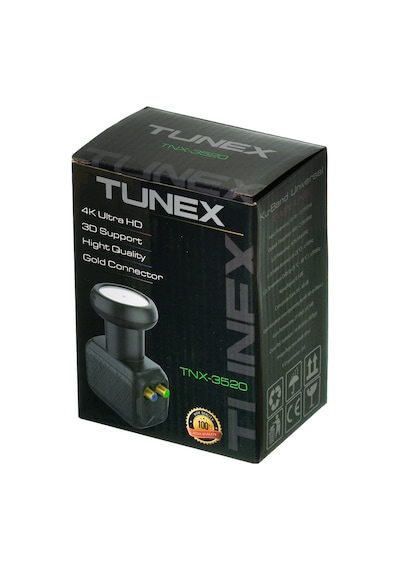 Tunex 4K Ultra Hd Ku Band Üniversal Çiftli Lnb Tnx 3520