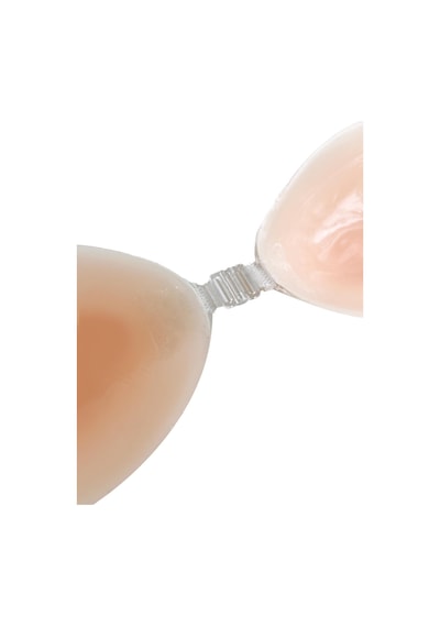 Cottonhill Silikon Göğüs Ucu Kapatıcı Straplez Yapışkanlı Görünmez Sütyen Bej