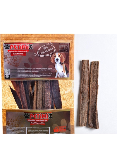 İnek Memesi Çubukları Çiğneme Kemikleri Köpek Ödül Maması 130g