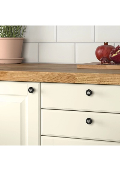 Ikea Klıngstorp 2'li Mobilya Kulpu 23 Mm Siyah - Krom