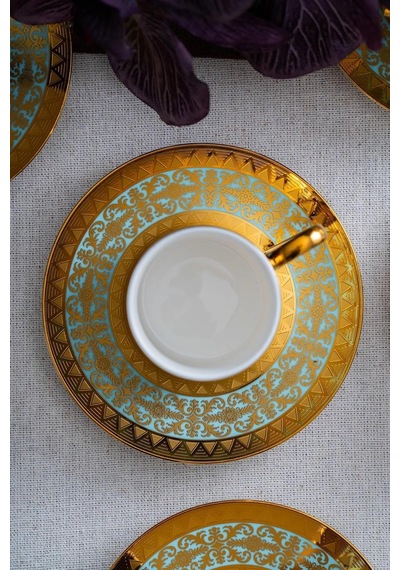 Tr Hermia 6 Kişilik Kahve Fincanı Takımı - 90 Ml Hxf-06926/6-mvı Renkli Hxf-06926/6-mvı Diğer