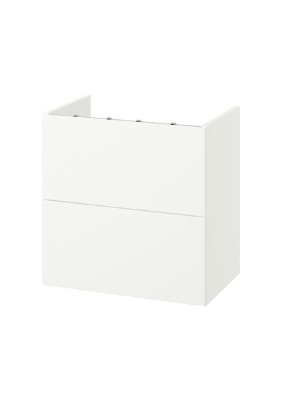 Ikea Enhet Lavabo Dolabı, Beyaz, 60x42x60 Cm, 2 Çekmeceli
