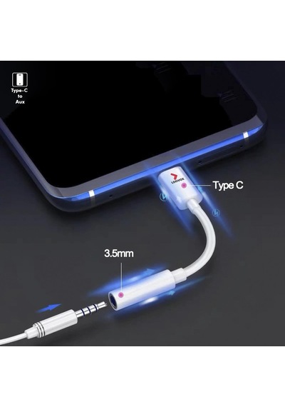 Type-c'den Aux'a Dönüştürücü Aparat 3.5mm Aux Kablo
