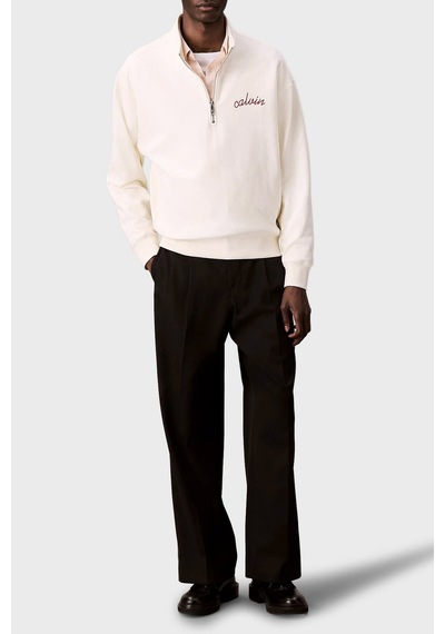 Calvin Klein Erkek Sweat Lv04rc227g Yas Beyaz Beyaz