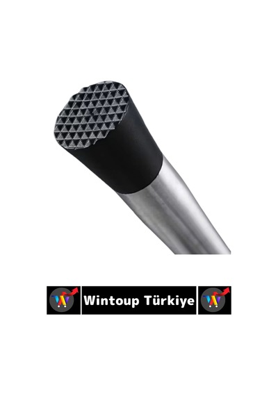 Uzun Ömürlü Ergonomik Tutuş İçecek Kokteyl Bar Meyve Ezme Tırtıklı Zahmetsiz Buz Kırma Çubuğu Çok Renkli
