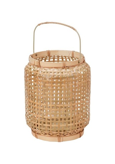 Ikea Påvefınk Fener, Bambu, 25 Cm Çok Renkli