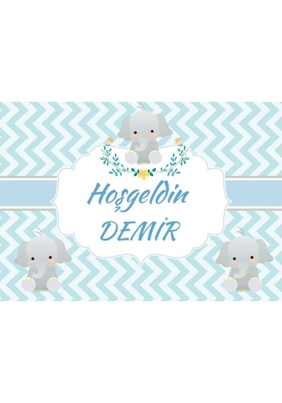 Hoşgeldin Bebeğim Filli Konsetp Hastane Odası Afiş