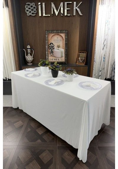 Dertsiz Dikdörtgen Masa Örtüsü 320x220cm - Dikişsiz Ütü İstemez - Düğün Davet Organizasyon Otel Restoran Kırık Beyaz Kırık Beyaz Dertsiz Dikdörtgen Masa Örtüsü 320x220cm - Dikişsiz Ütü İstemez - Düğün Davet Organizasyon Otel Restoran Kırık Beyaz Kırık Beyaz