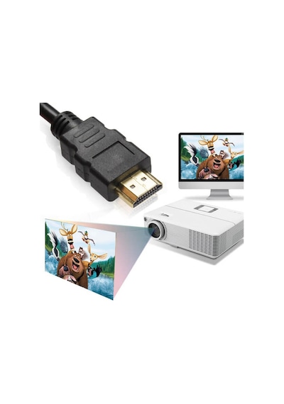 50 Cm Kısa Hdmi Kablo Uydu Alıcısı Ps3 Full Hd 3D Destekli