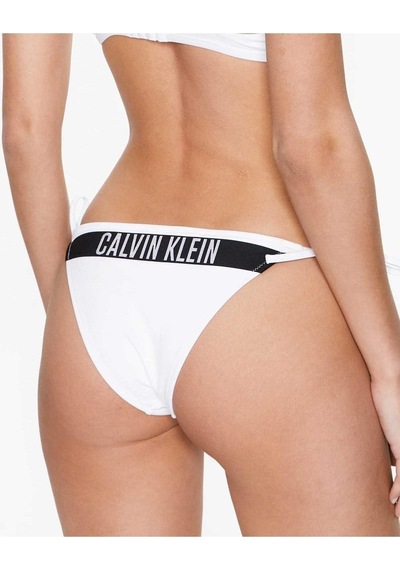Calvin Klein Kadın String Side Tie Kadın Bikini Altı Kw0kw01858-7380 White