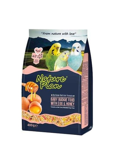 Nature Plan Yumurta Ve Ballı Yavru Muhabbet Kuşu Yemi 400 Gr