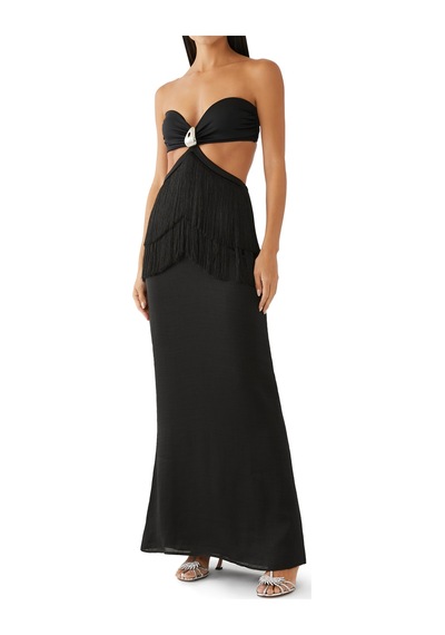 Baobab Swimwear Dua Straplez Maxi Elbise Siyah