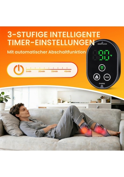 Feelha Elektrikli Ayak Masaj Aleti, 2'li Paket Emsense Kablosuz Ayak Masaj Aleti Feelha Elektrikli Ayak Masaj Aleti, 2'li Paket Emsense Kablosuz Ayak Masaj Aleti