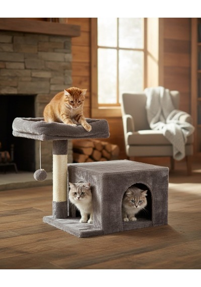 Reyo Pet Komfor Stepli Yuvalı Kedi Tırmalaması