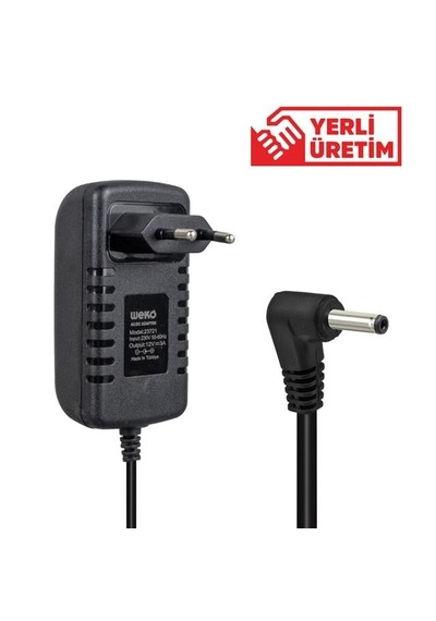 Weko 12 Volt - 3 Amper 3.5 1.35 Uçlu Yerli Üretim Yazar Kasa Pos Adaptörü Diğer