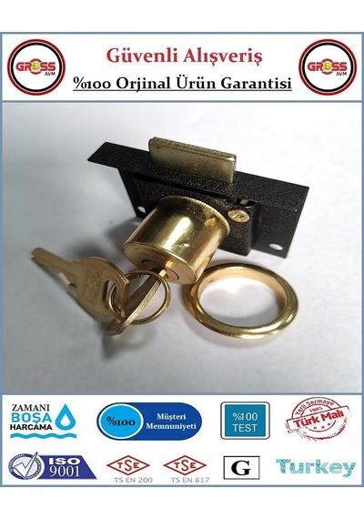 Drawer Lock Çekmece Kilidi 303 - Siyah