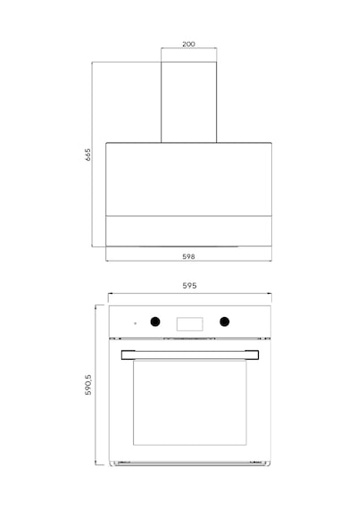 Kumtel Digital Plus B66-SF3(DDT) + DA6-835 15 Programlı 2'li Antrasit Gri Ankastre Set