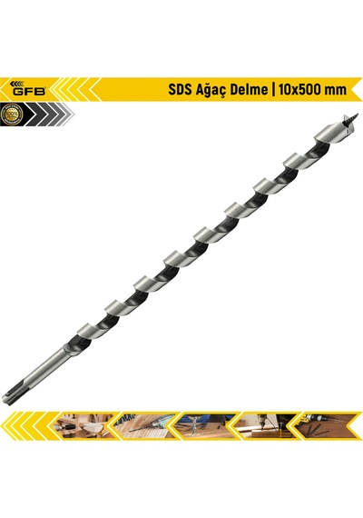 Sds Ağaç Delme 10x500 Mm