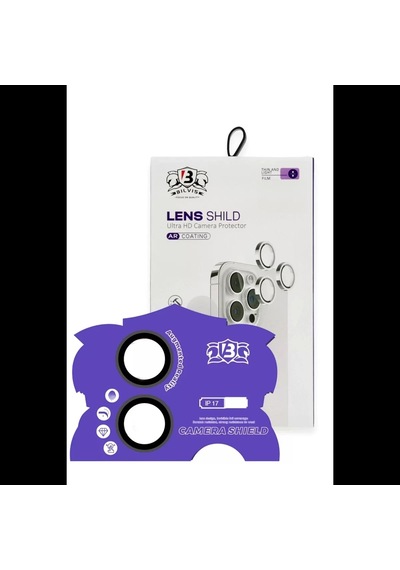Apple İphone 17 Bilvis Titan Kamera Lens - Siyah