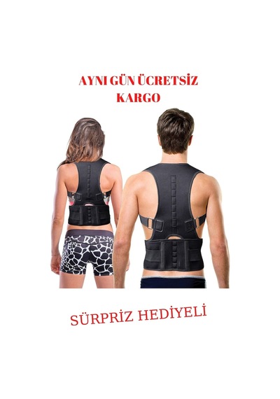 Kamburluk Önleyici Dik Duruş Korsesi Bel Sırt Omuz Korsesi