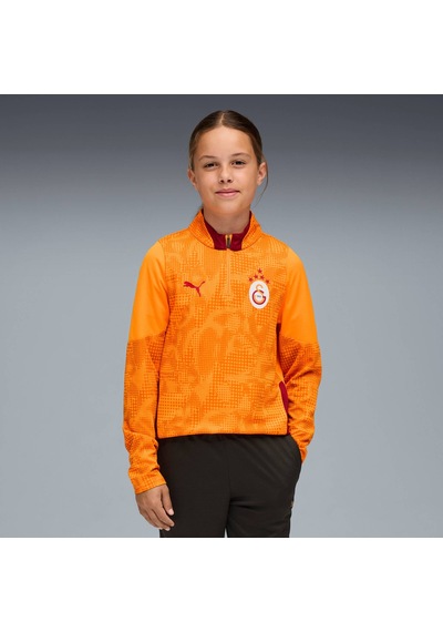 Puma Galatasaray Genç Antrenman Fermuarlı Üst 782888 06 Turuncu