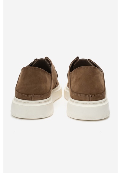Dericlub Erkek Comfort Casual Ayakkabı Gerçek Deri Cr 2997 Nubuk Kum