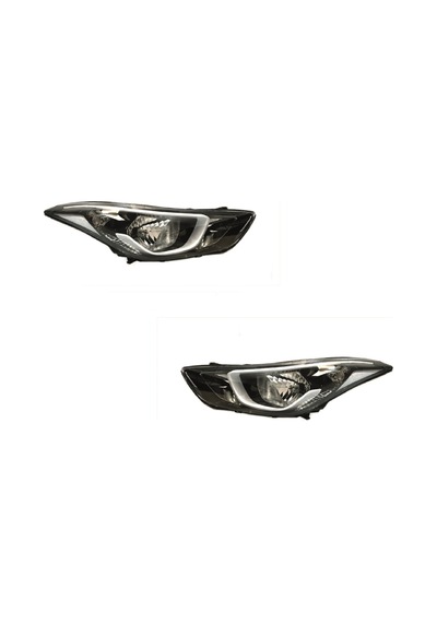 Hyundai Elantra Sağ Sol Far Lambası Set 2013-2015