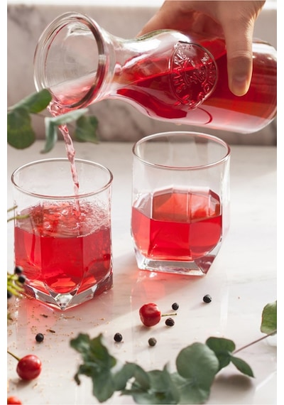 Lav Tuana Cam Viski Bardağı 6'lı 320 ml (Meşrubat/Kokteyl Bardağı )