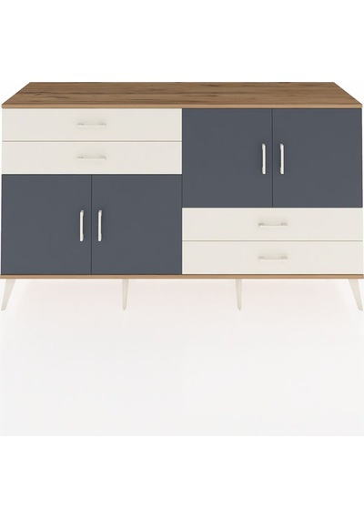 Hyperion Konsol 3 Raflı 4 Çekmeceli 4 Kapaklı 176x44x99 Çam-antra Çam-antrasit/aytaşı Hyperion Konsol 3 Raflı 4 Çekmeceli 4 Kapaklı 176x44x99 Çam-antra Çam-antrasit/aytaşı