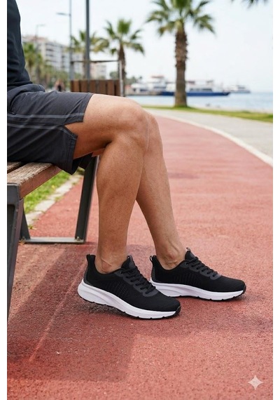 Lescon Meru 2 Flex Ürün Erkek Yürüyüş Spor Ayakkabı Siyah