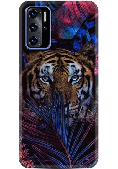 Reeder P13 Blue 2022 Kılıf Boyun Askılı Flowers Tiger 1319