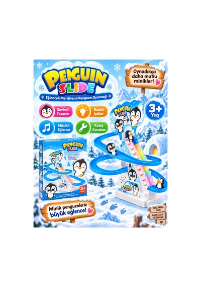 Dön Dolaş Penguen Merdiven Small Işıklı Müzikli - 922840751